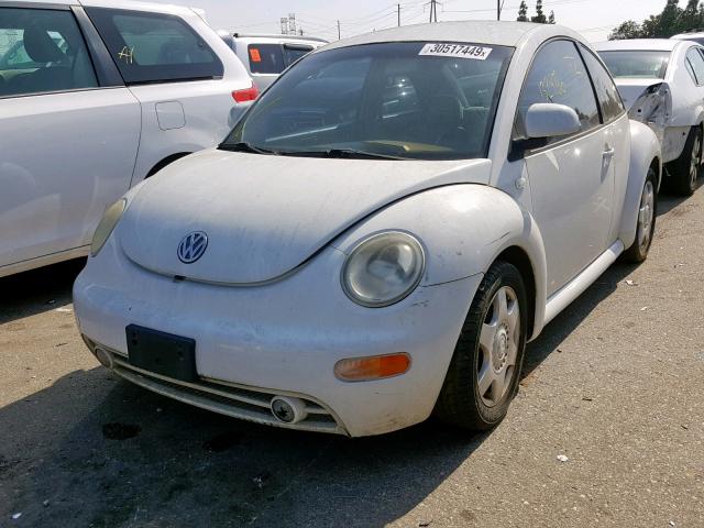 3VWCC21C0XM431953 - 1999 VOLKSWAGEN NEW BEETLE Ақ фото 2