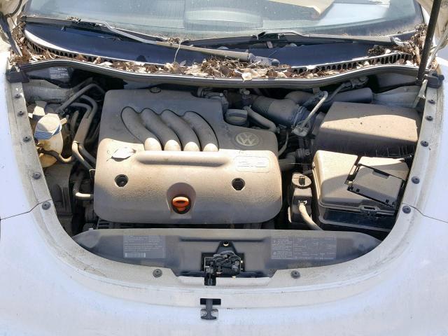 3VWCC21C0XM431953 - 1999 VOLKSWAGEN NEW BEETLE Ақ фото 7