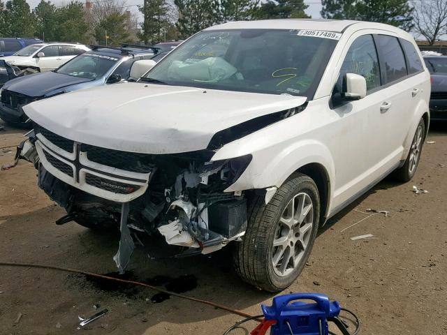 3C4PDDEG4GT164090 - 2016 DODGE JOURNEY R/ WHITE photo 2