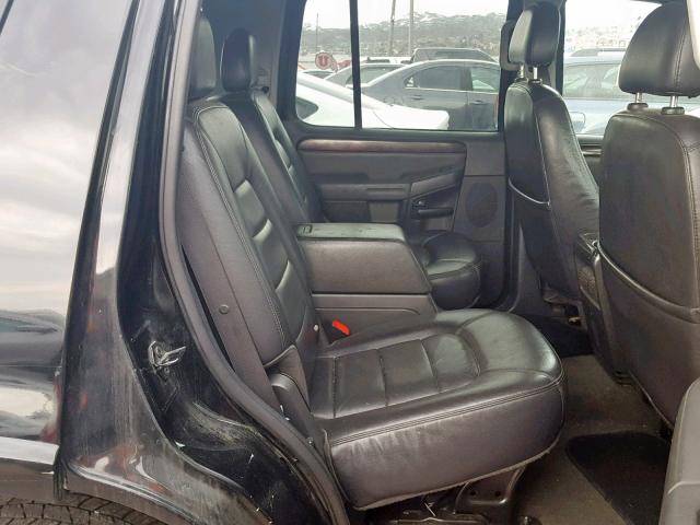 1FMZU75W55UB66169 - 2005 FORD EXPLORER L BLACK photo 6