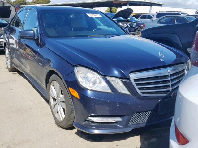 WDDHF2EB5CA523977 - 2012 MERCEDES-BENZ E 350 BLUE BLUE photo 1