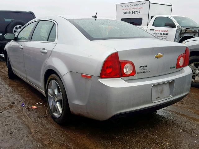 1G1ZD5EU7BF385487 - 2011 CHEVROLET MALIBU 2LT SILVER photo 3