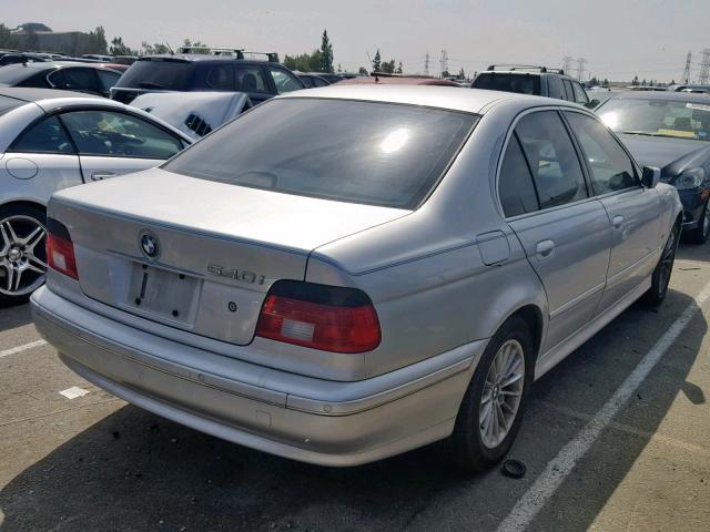 WBADN63423GN89484 - 2003 BMW 540 I AUTO SILVER photo 4