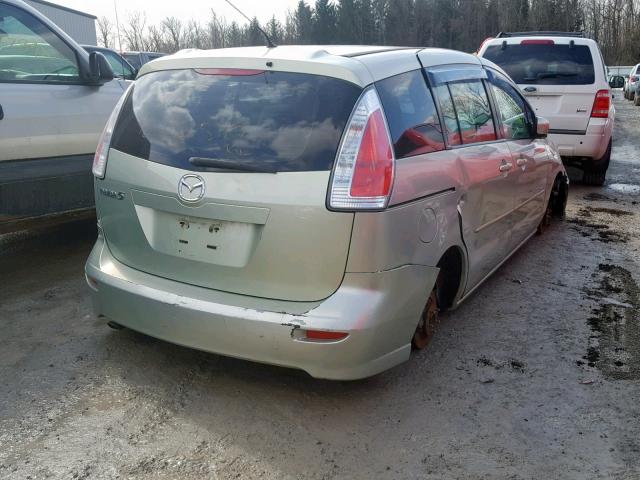 JM1CR293X80300815 - 2008 MAZDA 5 SILVER photo 4