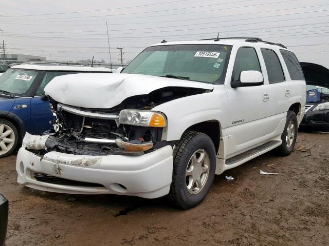 1GKEK63U93J203750 - 2003 GMC YUKON DENA WHITE photo 2