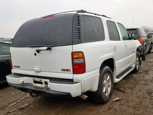 1GKEK63U93J203750 - 2003 GMC YUKON DENA WHITE photo 4