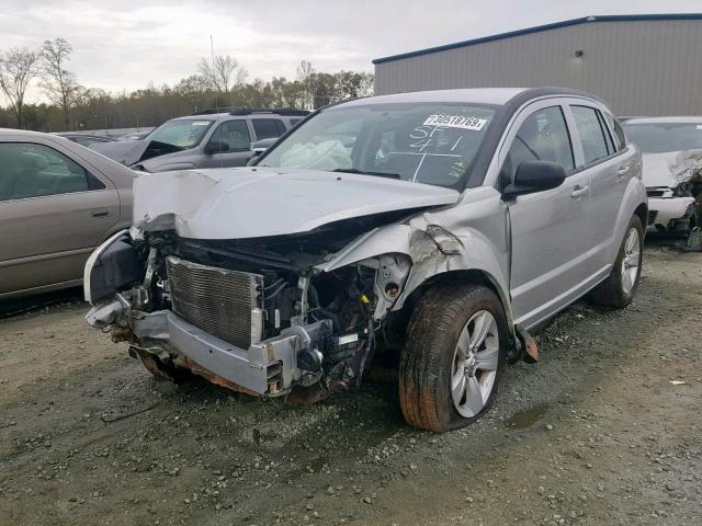 1B3CB4HA8AD650444 - 2010 DODGE CALIBER SX SILVER photo 2