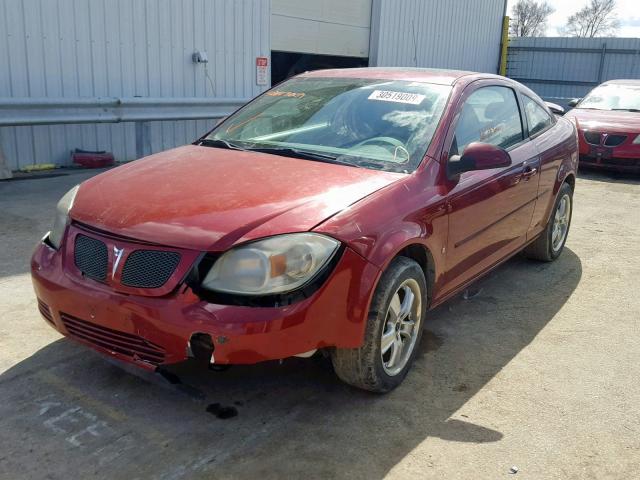 1G2AL15FX77119940 - 2007 PONTIAC G5 RED photo 2