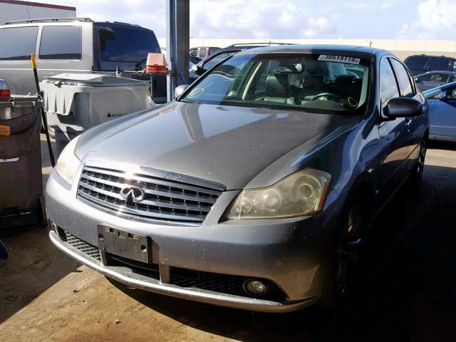 JNKBY01E46M205462 - 2006 INFINITI M45 BASE GRAY photo 2