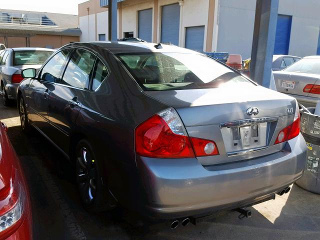 JNKBY01E46M205462 - 2006 INFINITI M45 BASE GRAY photo 3