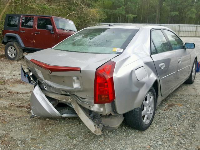 1G6DP577160209398 - 2006 CADILLAC CTS HI FEA SILVER photo 4