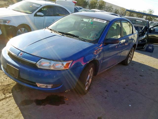 1G8AL52F73Z192196 - 2003 SATURN ION LEVEL BLUE photo 2