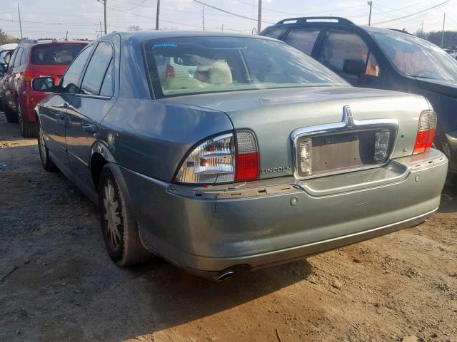 1LNHM86S84Y628812 - 2004 LINCOLN LS BLUE photo 3