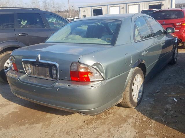 1LNHM86S84Y628812 - 2004 LINCOLN LS BLUE photo 4