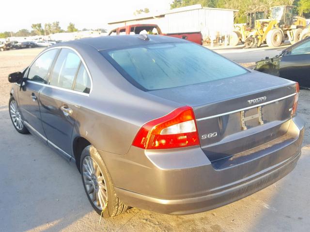 YV1AS982471046003 - 2007 VOLVO S80 3.2 GRAY photo 3