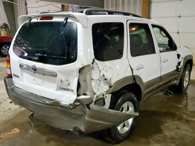 4F2CZ96154KM02212 - 2004 MAZDA TRIBUTE ES 白色 照片 4