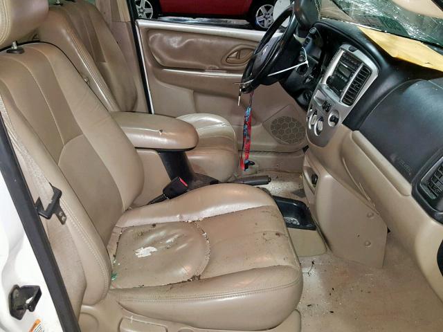 4F2CZ96154KM02212 - 2004 MAZDA TRIBUTE ES 白色 照片 5