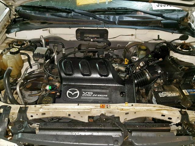 4F2CZ96154KM02212 - 2004 MAZDA TRIBUTE ES 白色 照片 7