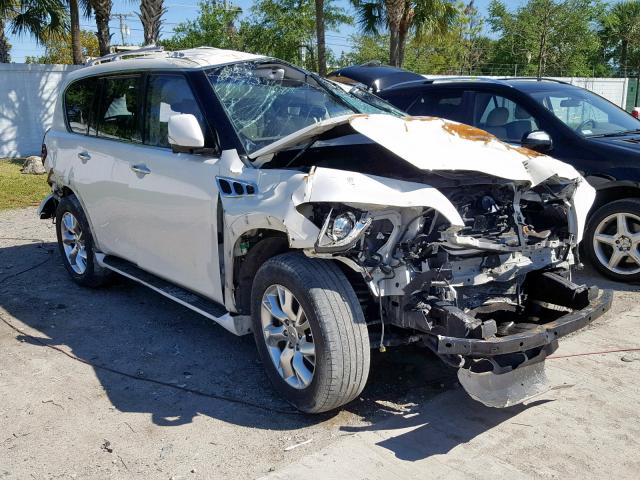 JN8AZ2NF8C9516629 - 2012 INFINITI QX56 WHITE photo 1