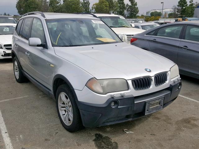 WBXPA93424WA66945 - 2004 BMW X3 3.0I SILVER photo 1