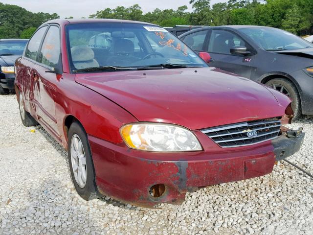 KNAFB121935277542 - 2003 KIA SPECTRA BA BURGUNDY photo 1