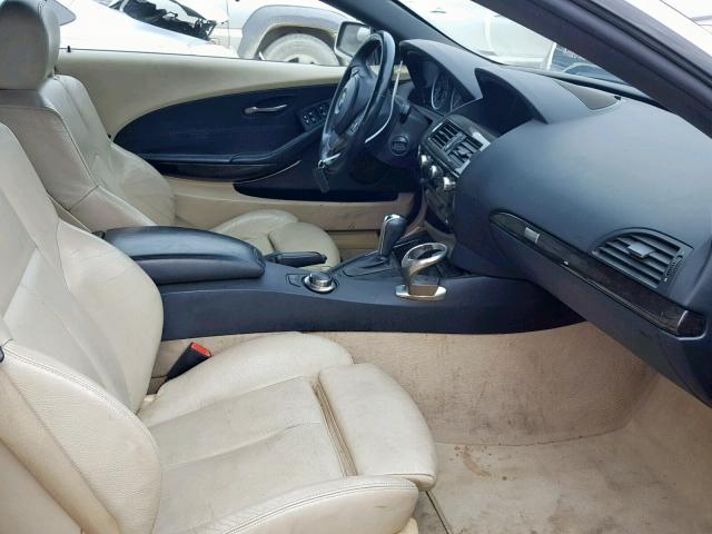 WBAEK13466CN76782 - 2006 BMW 650 I BEIGE photo 5