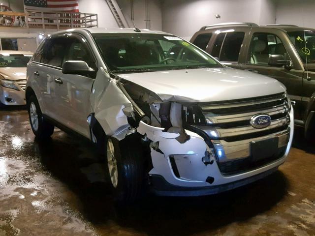 2FMDK3GC3EBA90615 - 2014 FORD EDGE SE SILVER photo 1