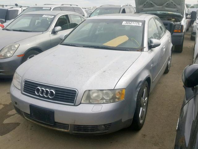 WAUJT68E32A217423 - 2002 AUDI A4 3.0 SILVER photo 2