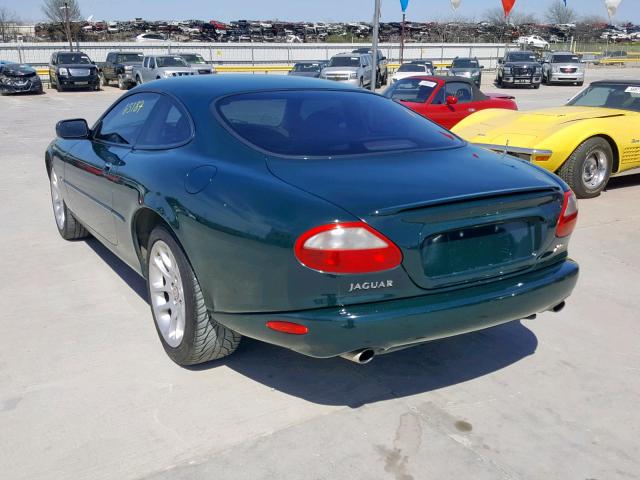 SAJJA41B5YPA02083 - 2000 JAGUAR XKR GREEN photo 3