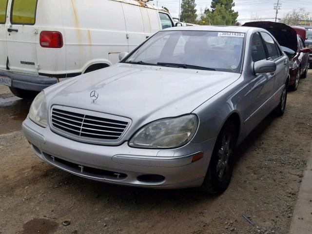 WDBNG75J91A147293 - 2001 MERCEDES-BENZ S 500 SILVER photo 2