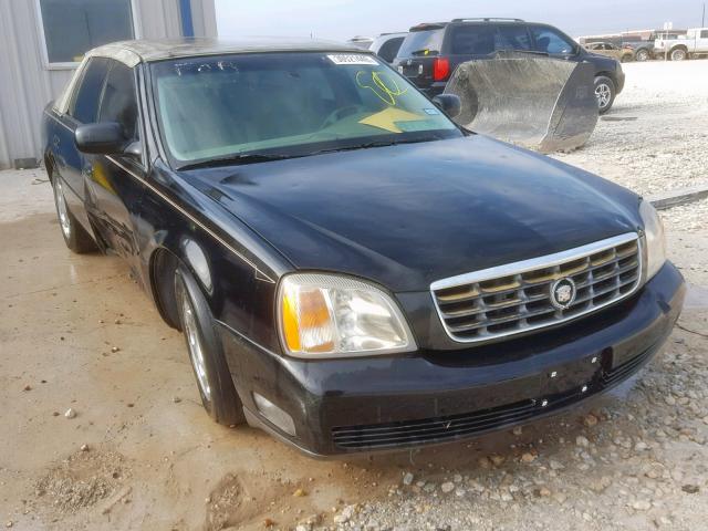 1G6KE57Y11U131650 - 2001 CADILLAC DEVILLE DH BLACK photo 1