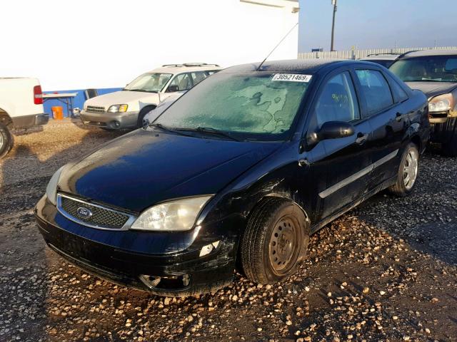 1FAFP34N97W297697 - 2007 FORD FOCUS ZX4 BLACK photo 2