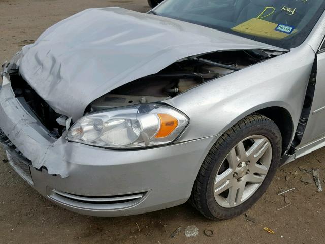 2G1WB5E39G1104448 - 2016 CHEVROLET IMPALA LIM SILVER photo 10