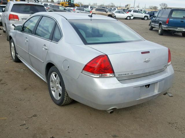 2G1WB5E39G1104448 - 2016 CHEVROLET IMPALA LIM SILVER photo 3