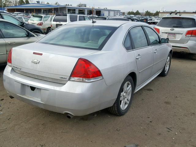 2G1WB5E39G1104448 - 2016 CHEVROLET IMPALA LIM SILVER photo 4