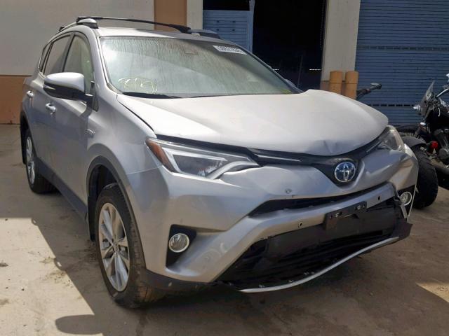 JTMDJREV8HD071409 - 2017 TOYOTA RAV4 HV LI SILVER photo 1