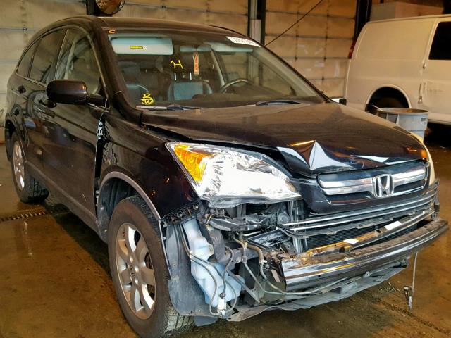 JHLRE487X7C031642 - 2007 HONDA CR-V EXL BLACK photo 1