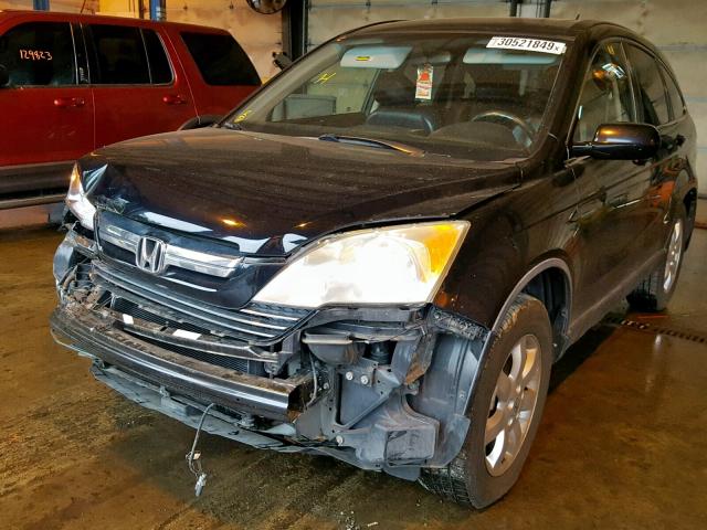 JHLRE487X7C031642 - 2007 HONDA CR-V EXL BLACK photo 2