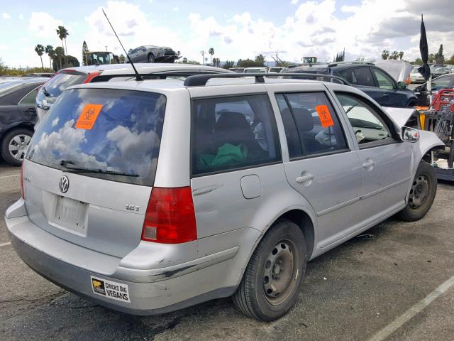 WVWRE61J63W336983 - 2003 VOLKSWAGEN JETTA GL SILVER photo 4