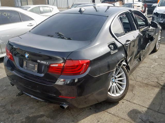 WBAFR7C57BC608547 - 2011 BMW 535 I BLACK photo 4