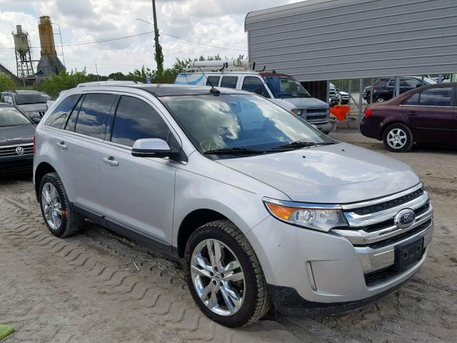 2FMDK3KC4DBE23524 - 2013 FORD EDGE LIMIT SILVER photo 1