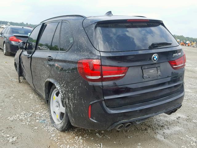 5YMKT6C39H0X20568 - 2017 BMW X5 M BLACK photo 3