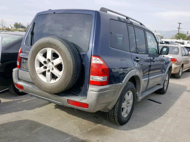 JA4MW51S25J000817 - 2005 MITSUBISHI MONTERO LI BLACK photo 4