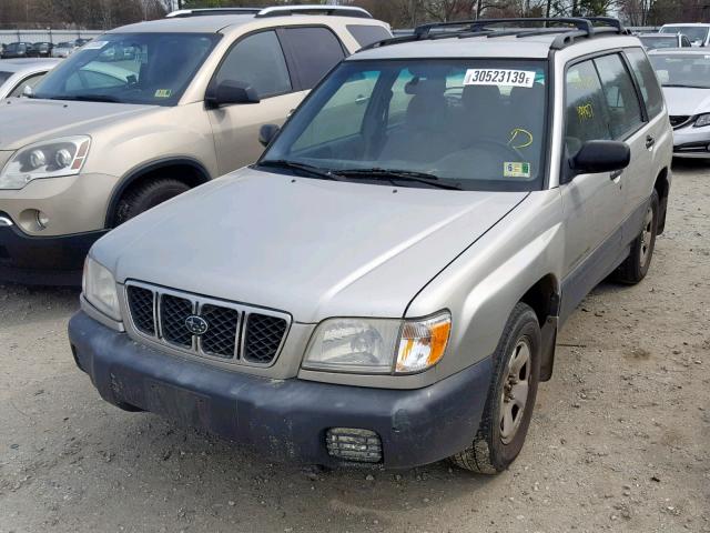 JF1SF63521H763972 - 2001 SUBARU FORESTER L SILVER photo 2