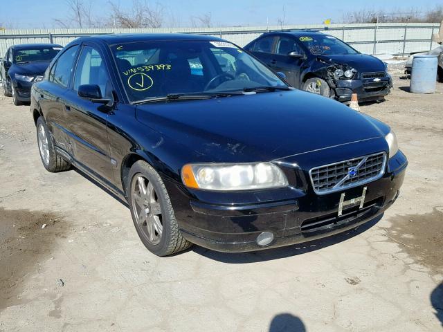 YV1RH592862539393 - 2006 VOLVO S60 2.5T BLACK photo 1