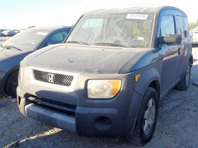 5J6YH18553L009548 - 2003 HONDA ELEMENT EX BLUE photo 2