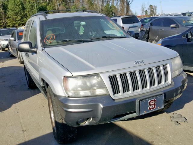 1J4GW48J74C336468 - 2004 JEEP GRAND CHER SILVER photo 1