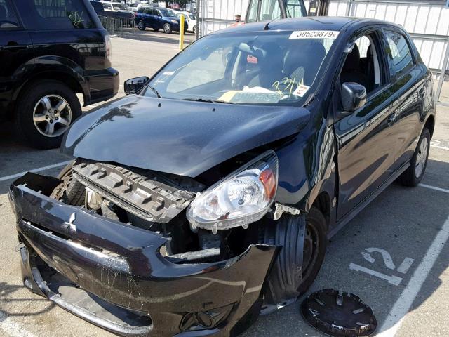 ML32A3HJ8EH009772 - 2014 MITSUBISHI MIRAGE DE BLACK photo 2