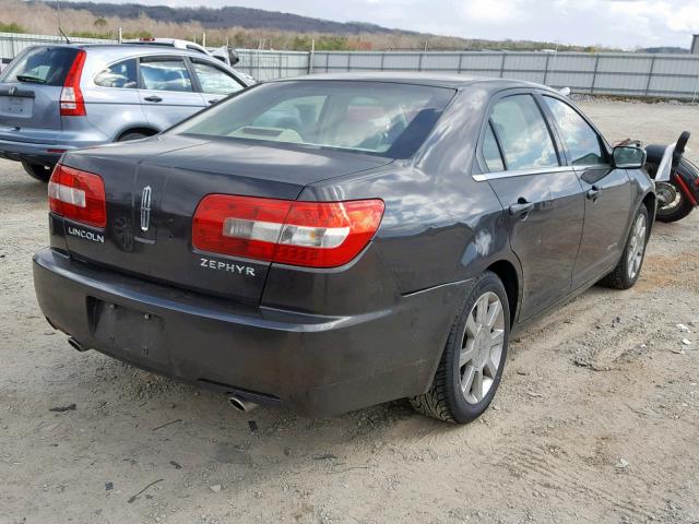 3LNHM26146R654670 - 2006 LINCOLN ZEPHYR GRAY photo 4