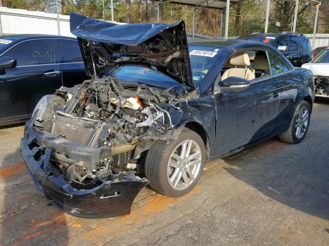 WVWFA71F29V021418 - 2009 VOLKSWAGEN EOS LUX Чорний фото 2